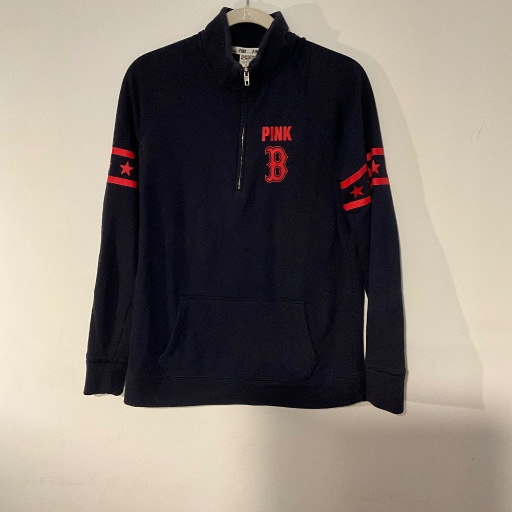 PINK - Victorias Secret Half Zip Sweatshirt - Medium